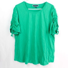 Karen Scott Green Cotton Blend T-Shirt Women's Size XL