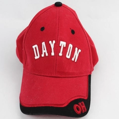University of Dayton OH Fahrenheit Red White Embroidered Logo Baseball Cap Hat 