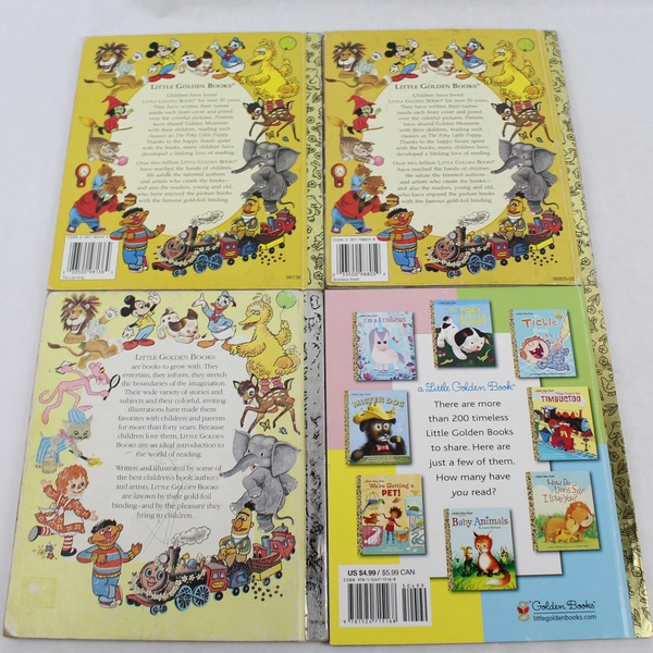 Lot of 7 Little Golden Books 1959-2018 Hardcover