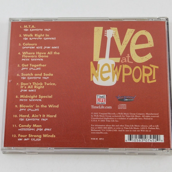 Live At Newport Various Artists CD 2002 Vanguard Records Pre-Owned