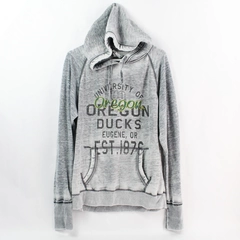 Zen by J. America University of Oregon Ducks Gray Hoodie Women's Size XL
