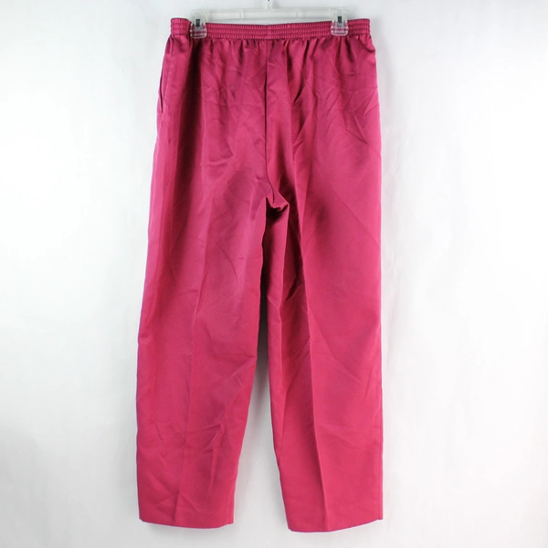 Alfred Dunner Magenta Pink Pull-On Elastic Waist Pants Women Size 16