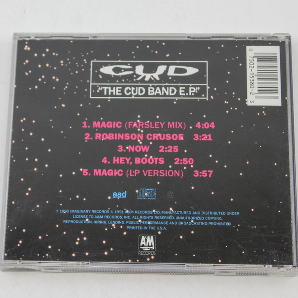 The CUD Band EP CD 1991 A&M Records Good Pre-Owned Condition