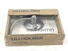 Ikea Lillholmen Toilet Paper Holder Silver Metal New in Original Packaging
