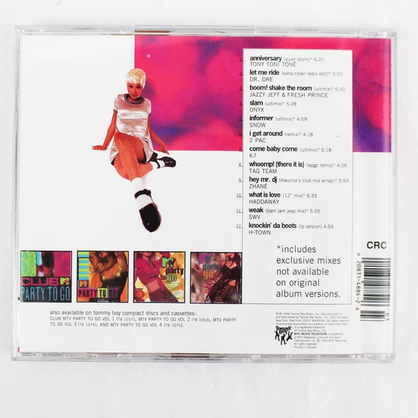 MTV Music Television Party to Go Volume 5 CD 1994 Tommy Boy Music