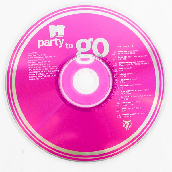 MTV Music Television Party to Go Volume 5 CD 1994 Tommy Boy Music