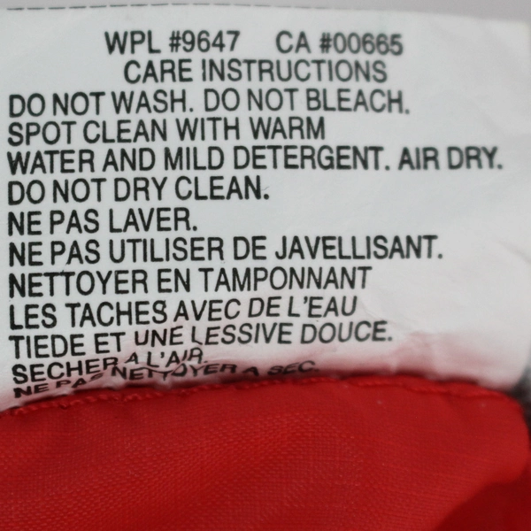 Eddie Bauer Red Nylon Folding Expandable Travel Tote Bag