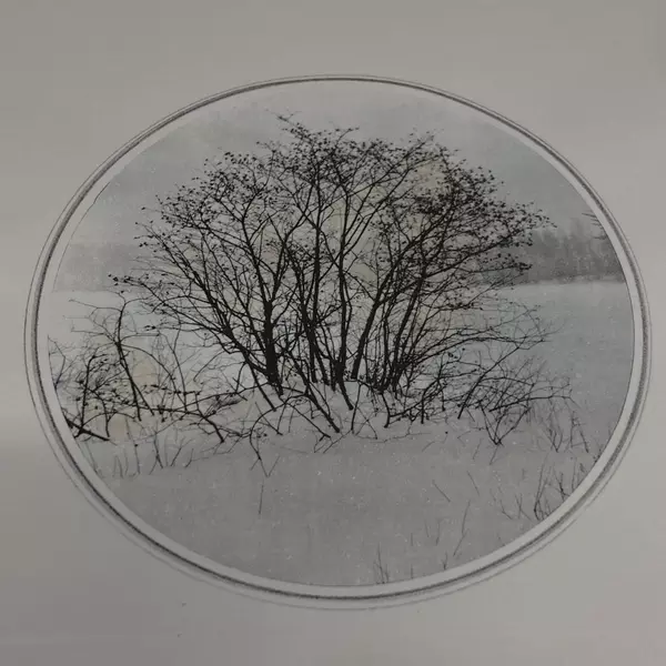 Framed And Matted Landscape Art Print Signed G. Zuniga 12 x 11 Inch