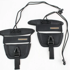 Lot of 2 Travelon Black Luggage Securing Strap Travel Accessories