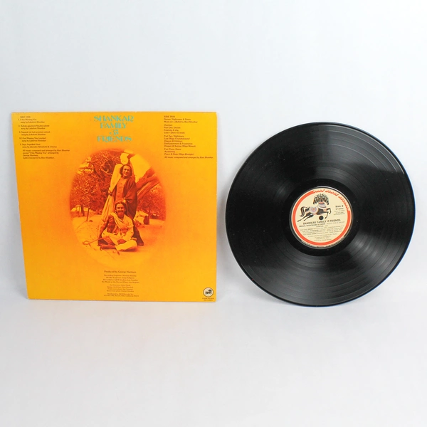 Shankar Family & Friends Dark Horse George Harrison 1974 Vinyl LP Record Sitar