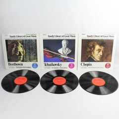 Lot of 3 Funk & Wagnalls Family Library Of Great Music Classical LP Album 1 2 5