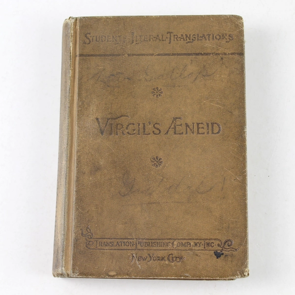 Virgil's Aeneid I-IV Davidson's Literal Translation 1915 Hardcover T.A Buckley