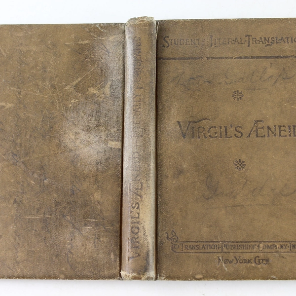 Virgil's Aeneid I-IV Davidson's Literal Translation 1915 Hardcover T.A Buckley