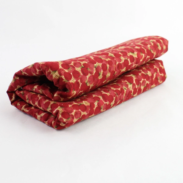 Garden Party by Carol Endres 100% Cotton Red Screen Print Fabric Benartex 4 yds