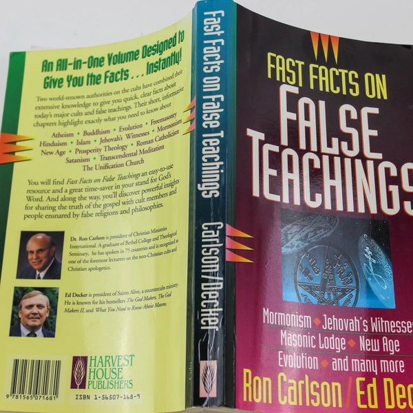 Fast Facts On False Teachings Ron Carlson Ed Decker 1994 Harvest House PB Book