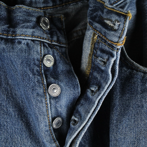 Levi Strauss and Co 501 Straight Fit Button Fly Jeans Men's W38 x L30