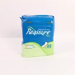 Reassure Light Pads Package of 22 Women's Personal Health Aid Sealed Pack