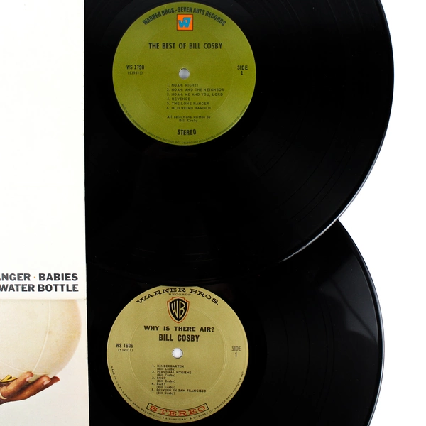 Set of 2 Bill Cosby Comedy 12' Vinyl Records Warner Bros. Records