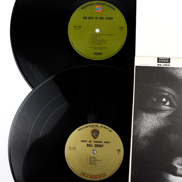 Set of 2 Bill Cosby Comedy 12' Vinyl Records Warner Bros. Records