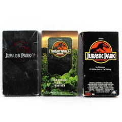 Lot of 3 Jurassic Park 1-3 VHS Tapes Universal Studios Steven Spielberg