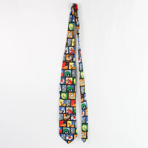Looney Tunes Stamp Collection Various Characters 1997 Necktie 55"