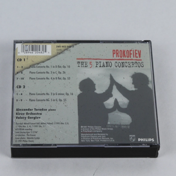 Prokofiev The 5 Piano Concertos 2 CD Set 1997 Philips Classics