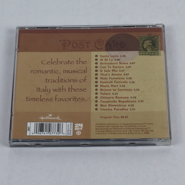 From Italy With Love Audio Music CD by Hallmark