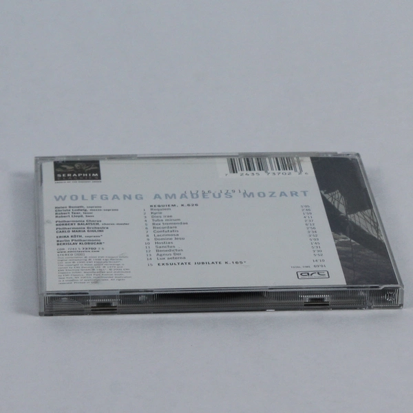 Mozart: Requiem / Exsultate Jubilate Music CD 2000 Seraphim Classics