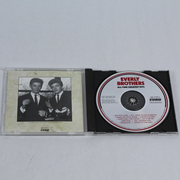 Everly Brothers All-Time Greatest Hits Audio Music CD 1990 CURB Records