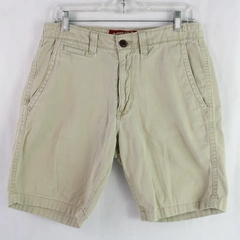 Arizona Jean Co Flex Beige Shorts Pockets Flat Front Men's Size 30