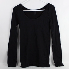 Nikibiki Women's Black Long Sleeve Stretchy Top Shirt One Size