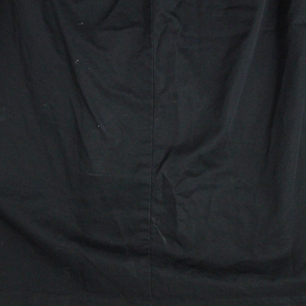 Gap Khakis Black Button Up Front Skirt Women's Size 8 Straight 100% Cotton