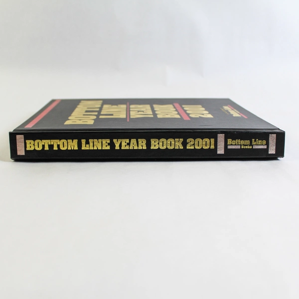 Bottom Line Year Book 2001 Hardcover Pre-Owned Worn Cover & Binding Damage