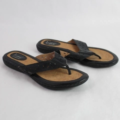 B.O.C Born Concept Black Leather Thong Sandals Women's US Size 9M