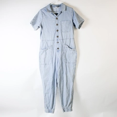 No Boundaries Blue Denim Jumpsuit Size Juniors Size Large 11-13