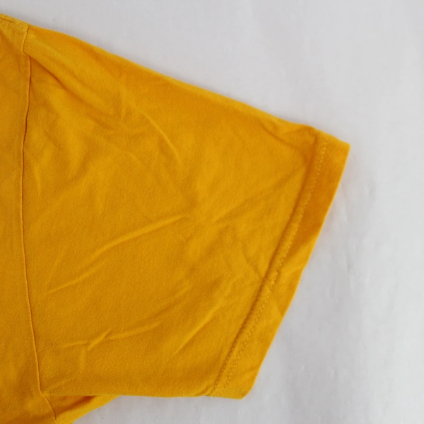 Next Level Apparel Tasty Bite Yellow Cotton T-Shirt Men's Size XL