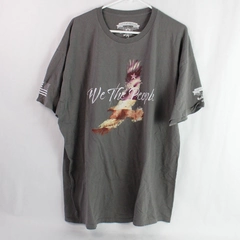 I Love My Freedom We The People Gray Graphic T-Shirt Women's Size 2X