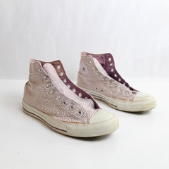 Converse All Star Low Top Women's 11 Men's 9 Pink Purple Lace-Up Shoes
