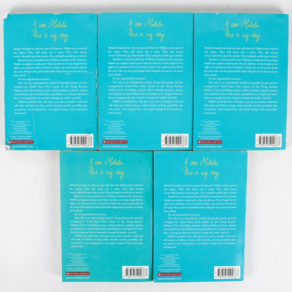 Lot of 5 I Am Malala by Malala Yousafzai 2016 Scholastic
