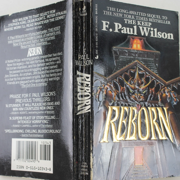 Reborn by F. Paul Wilson 1990 Paperback
