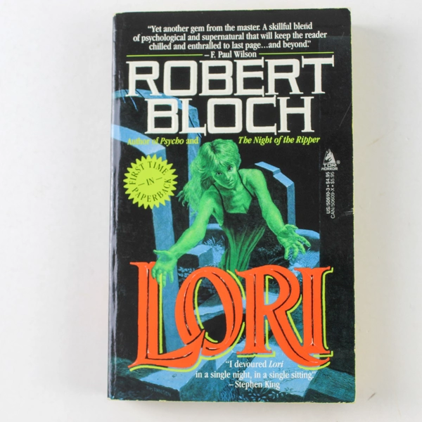 Lori by Robert Bloch 1989 Paperback 1st Edition