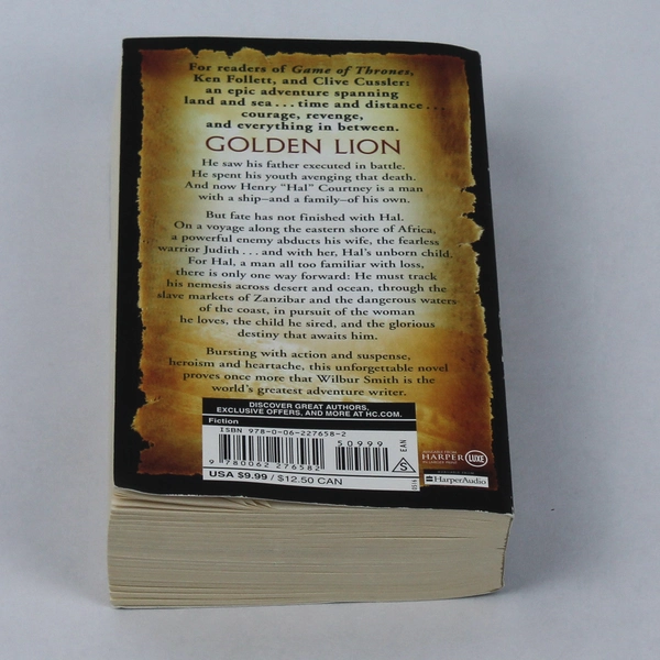 Golden Lion by Wilbur Smith 2016 William Morrow Paperback