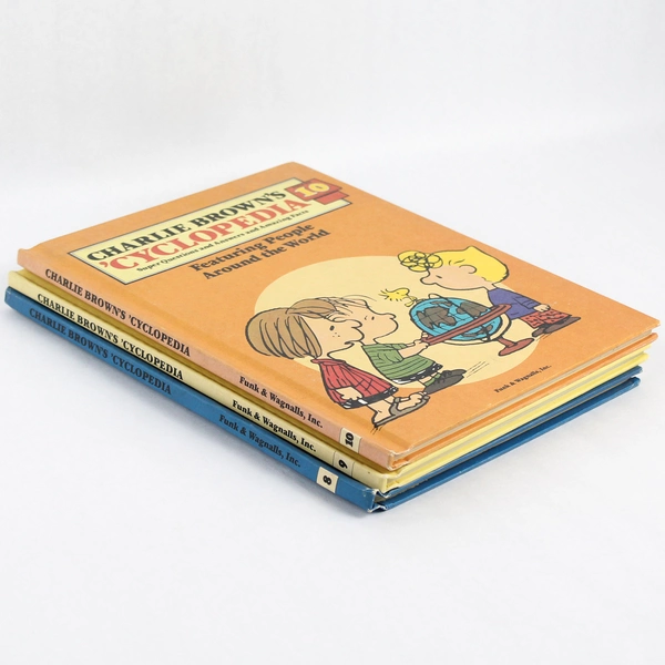 Lot Of 3 Charlie Brown Encyclopedia Books 8-10 HC Charles Schulz 1980 Hardcover