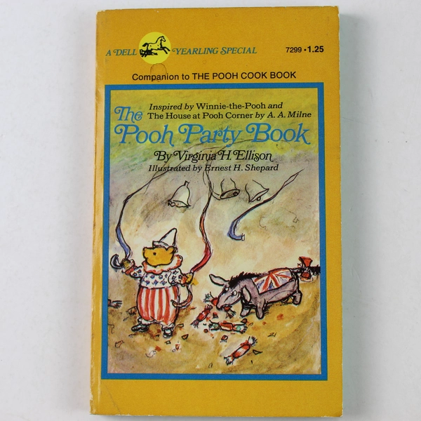 The Pooh Party Book by Virginia Ellison 1971 Paperback