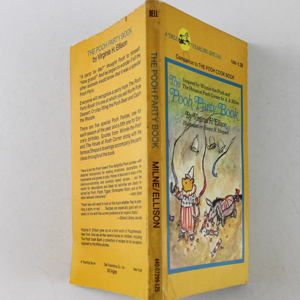 The Pooh Party Book by Virginia Ellison 1971 Paperback