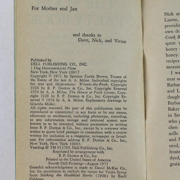 The Pooh Party Book by Virginia Ellison 1971 Paperback