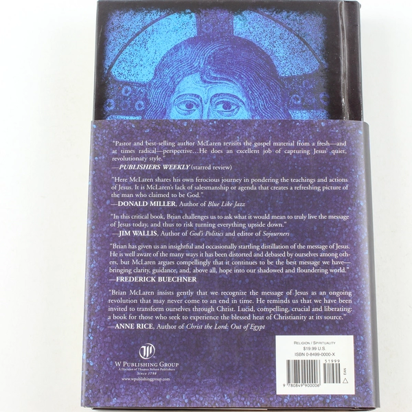 The Secret Message of Jesus by Brian D. McLaren Hardcover Good Condition