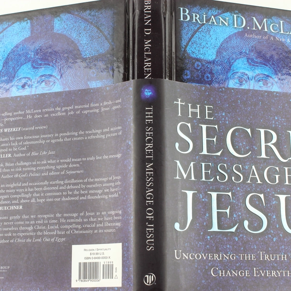 The Secret Message of Jesus by Brian D. McLaren Hardcover Good Condition
