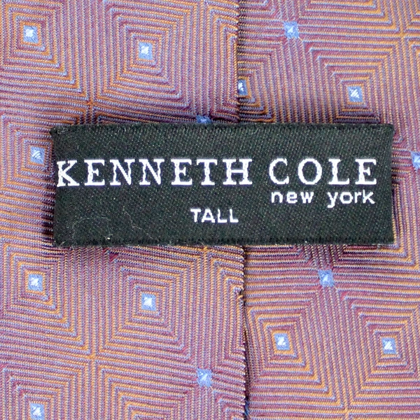 Kenneth Cole Handmade Iridescent Men's Tall Silk Necktie 66"