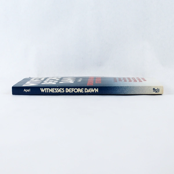 Witnesses Before Dawn by William D. Apel 1984 Paperback Signed